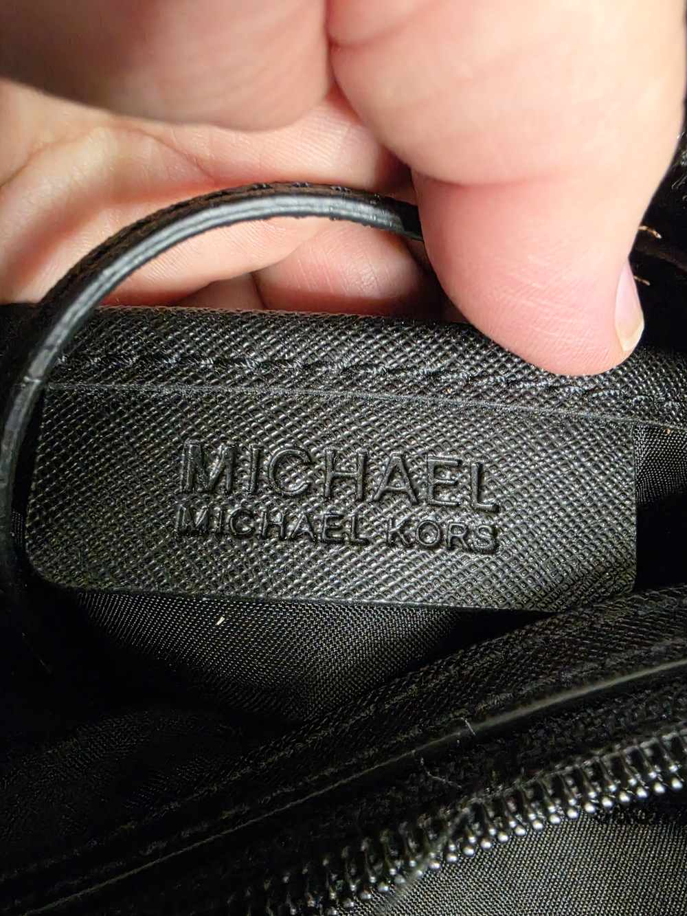 Michael Kors Black Logo Tote Bag - Picture 6 of 8